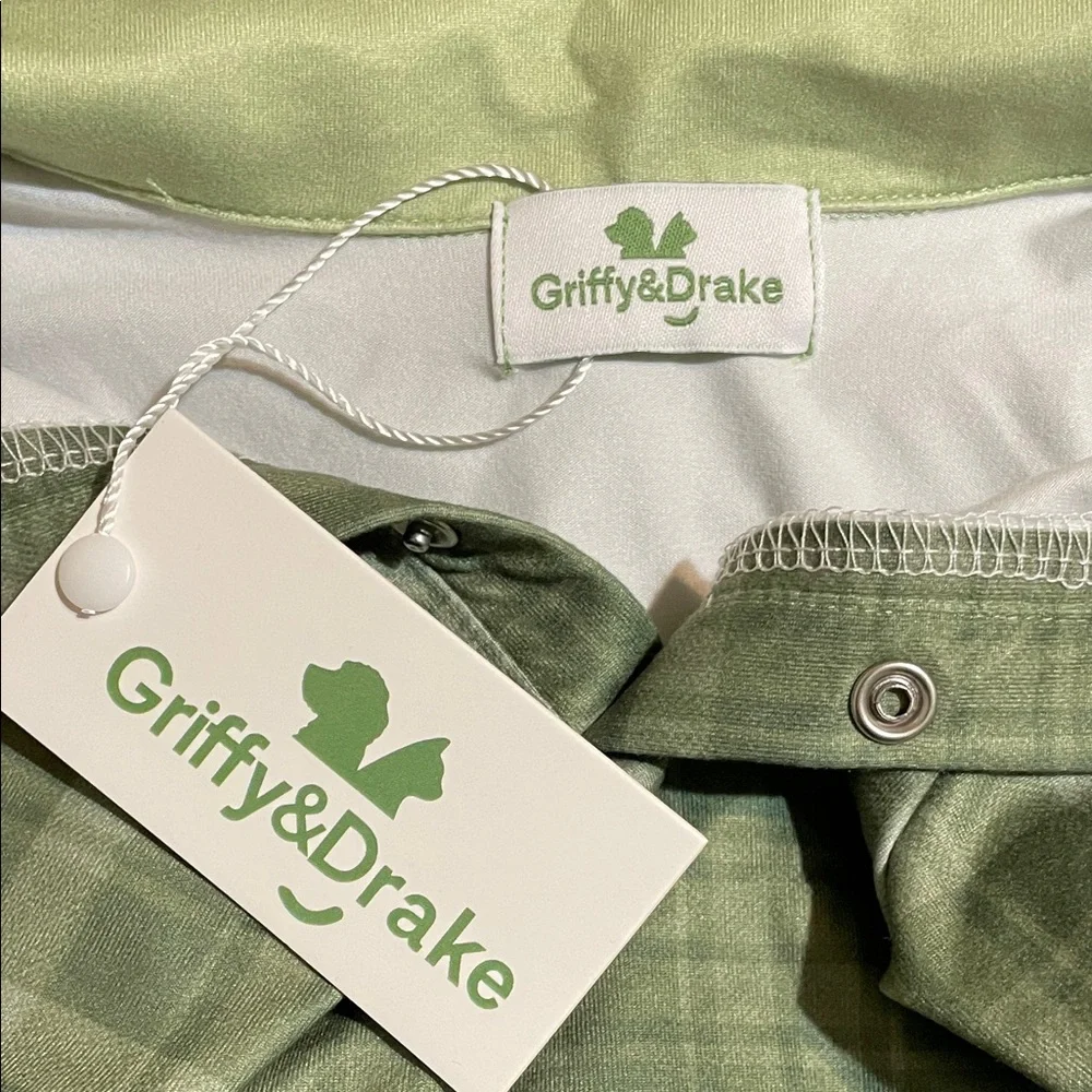 🐾 Green Plaid Dog Collared Shirt